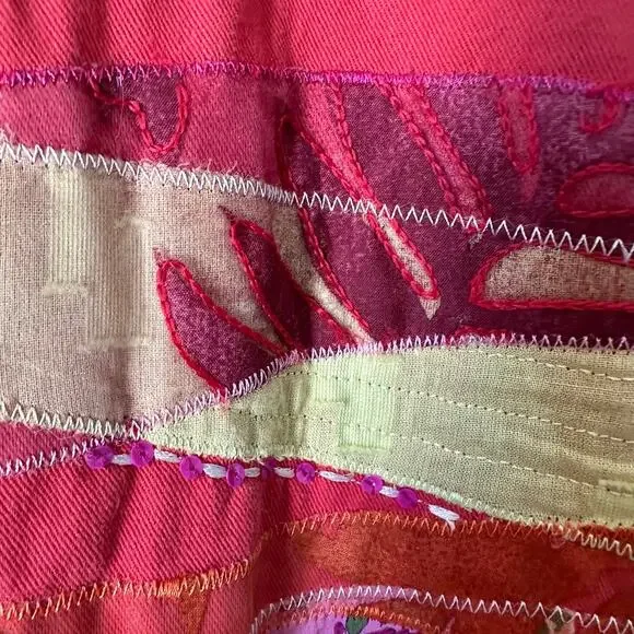 Coldwater Creek Jacket Size Petite Small Embellished Beaded Embroidered Boho - Picture 4 of 13